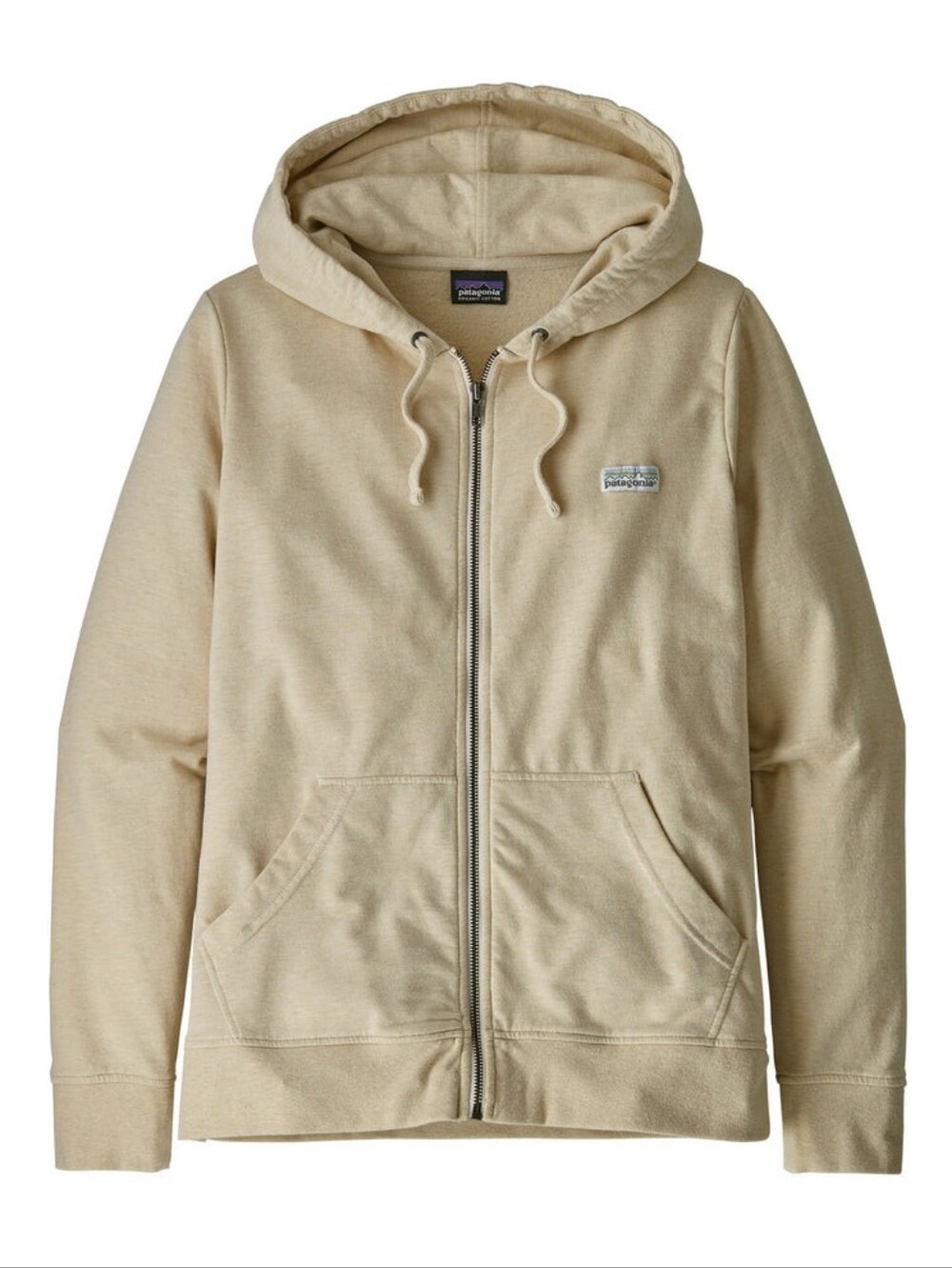 Patagonia Pastel P-6 Label Ahnya Full-Zip Hoody In Oyster White Size M